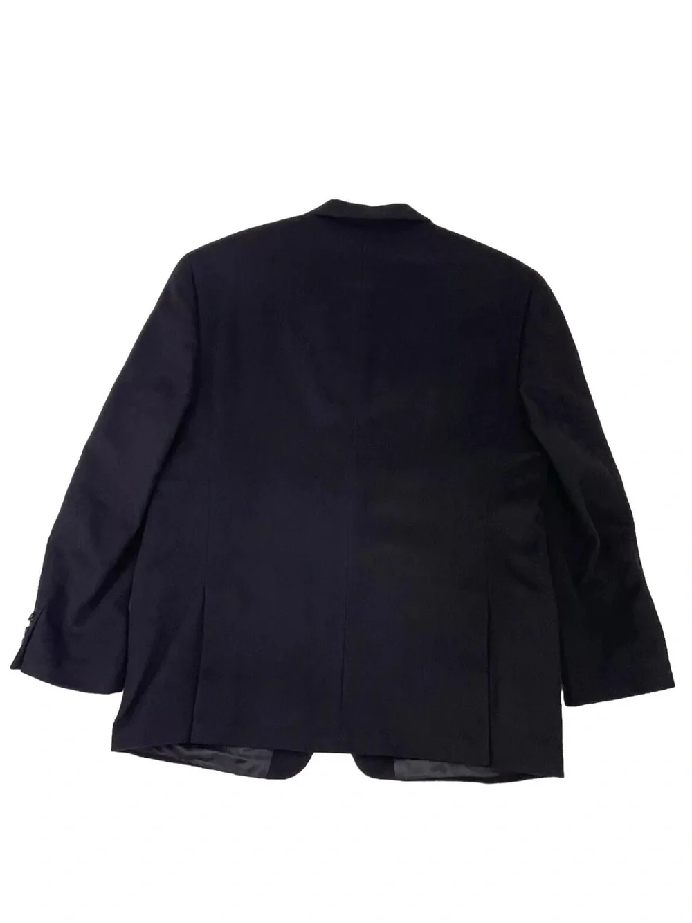 Michael By Michael Kors Blazer Jacket Mens 46R Black Camel Hair 2-Button Lined